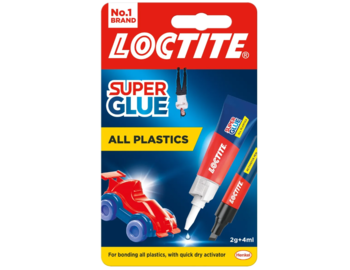 Loctite Super Bond All Plastics - 2 g + 4 ml