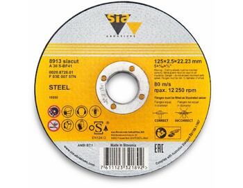 siacut cutting disc 76x1.0x22.23mm (5 pieces)