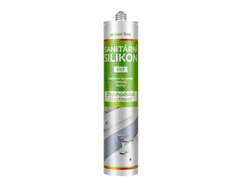 Sanitárny silikón Green Line 280 ml biela